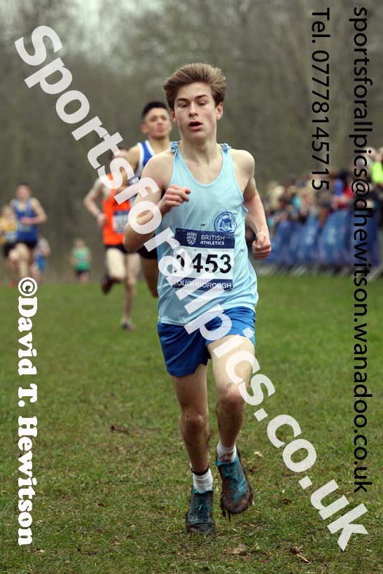 Boys under-15s Inter Counties Cross Country, Prestwold Hall, Loughborough. Photo: David T. Hewitson/Sports for All Pics